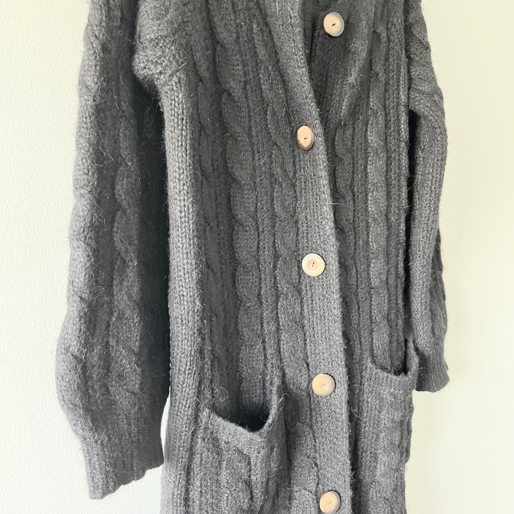 *RESERVED* Dôen 'Mesa' Cardigan Sweater, Black, XS - Picture 4 of 15